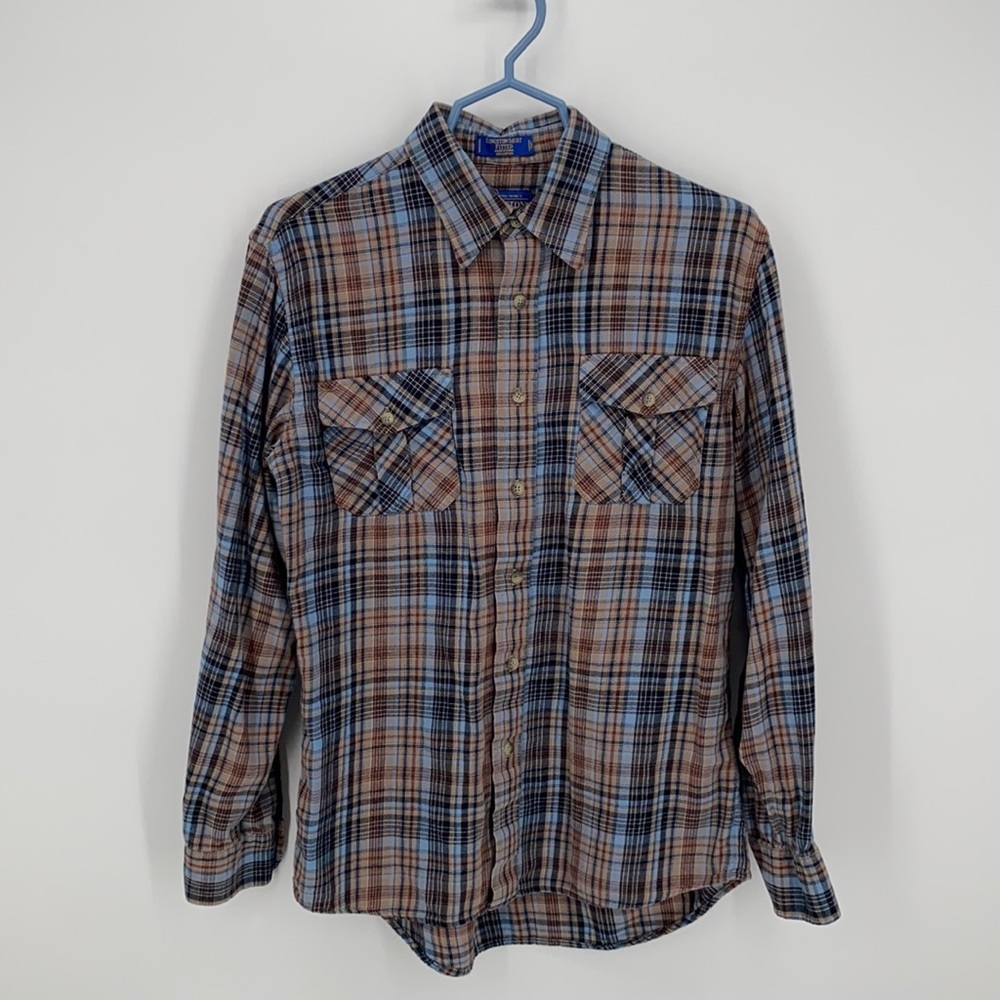 Pendleton Plaid Button Down Shirt - image 1